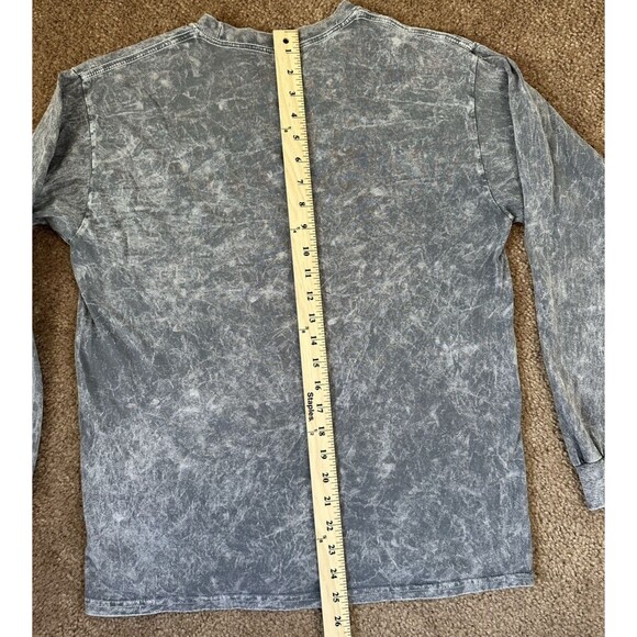 Smokey Bear Long Sleeve T-Shirt Men’s M Gray Acid Wash Official License Vintage - Picture 6 of 7